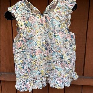 Solitaire women’s pastel eyelet shirt